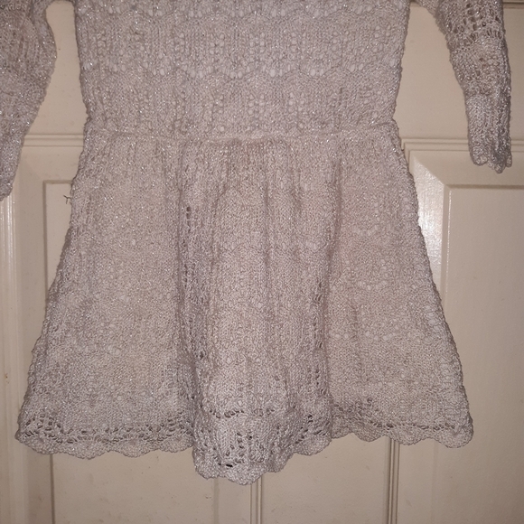 Cat&Jack knitted sparkly dress size 2T - Picture 3 of 6